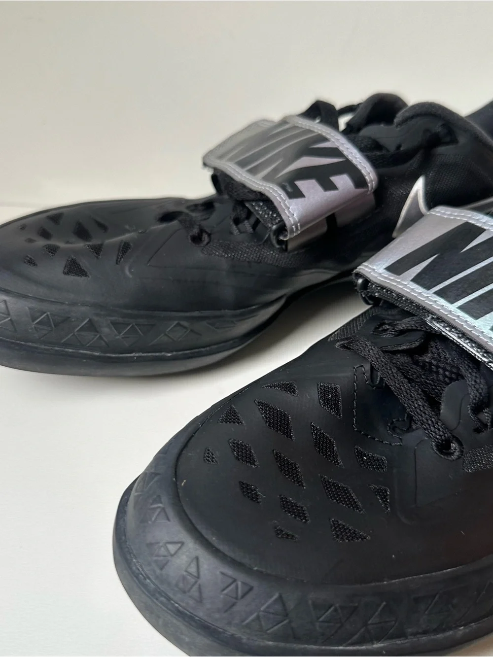 Nike Zoom SD 4 Track & Field Throwing Shoes Black Silver Men's Size 9